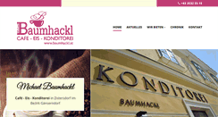 Desktop Screenshot of baumhackl.at